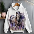 thumbnail image 3 of Sudadera con capucha con estampado 3D de animales, divertida, pollo, ardilla, caballo, conejo, para hombre y mujer, sudadera de gran tamaño a la moda, abrigo de calle para mujer, 3 of 5