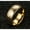 Gold, variant on Minimalist Tungsten Steel Laser Buddhist Scripture Heart Path Rings Size 6-13-9-Gold