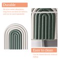 thumbnail image 2 of Aislamiento en forma de arco iris Posavas Botellas Mats Reutilizable Resistencia al calor Espesar Anti-Scalding Placemat Accesorios de cocina Grey Green Monstrate HA010139-04, 2 of 6