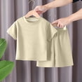 thumbnail image 7 of Lovzfmll Mesh Quick-Dry Sport Set, Short Sleeve Round Neck Top & Shorts for Boys & Girls, Activewear Outfits for Kids 7-8 Years, 7 of 7