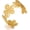 Wide Flower, variant on Gold Flower Bracelets for Women Irregular Flower Cuff Bracelet Boho Vintage Gold Statement Bracelet Chunky Hammered Floral Bangle Bracelets