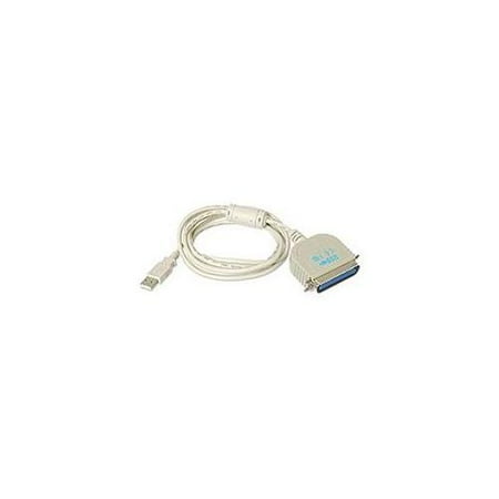 USB To Parallel Printer Cable, 6ft, Bi-directional