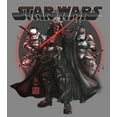 thumbnail image 2 of Boy's Star Wars: Visions Retro Vader Performance Graphic Tee Charcoal Heather Small, 2 of 4