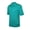 Dark Teal/Silver, variant on Monterey Club Men's Players Stripe Jersey Golf Polo Shirt #3622