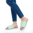 thumbnail image 7 of Ecetana Slippers for Women Open Toe Slippers Memory Foam Slip On Bedroom Slippers Indoor House Shoes, 7 of 7