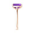 thumbnail image 3 of ANGARA Natural 2.7 Ct. Amethyst Fashion Ring in 14K Rose Gold for Women (Ring Size: 3.5), 3 of 9