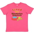thumbnail image 3 of Inktastic Rhodesian Ridgeback Loved By A (Dog Breed) Youth T-Shirt, 3 of 5