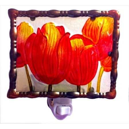 

Continental Art Center Tulips Night Light