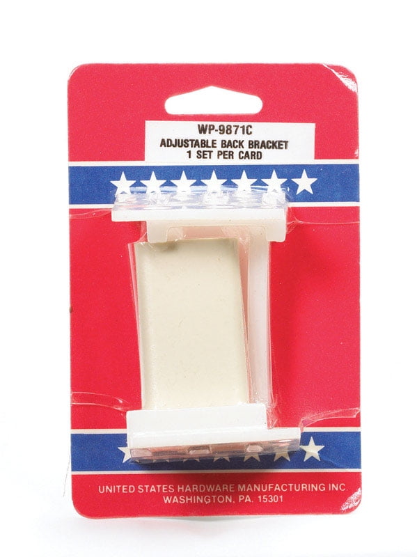 US Hardware  RV Drawer Back Bracket  1 pk
