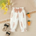 thumbnail image 6 of 2024 Spring New Baby Girls Shorts Sleeved Jumpsuit Plaid Strap Set Girl Easter Outfit Sundress Of Casual Suit, 6 of 7