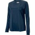 thumbnail image 4 of A4 Women's Long Sleeve Cooling Performance Fastpitch Softball Crew T-Shirt Navy S, 4 of 9