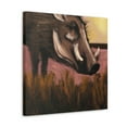 thumbnail image 2 of Warthog in Minimalism. - Canvas, 2 of 10