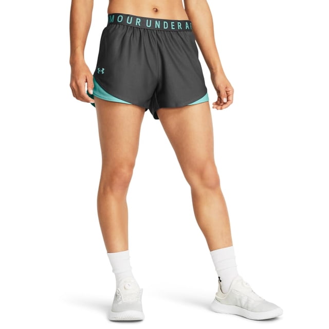 Pantalones cortos Under Armour Play Up 3.0 Castlerock para mujer, talla S