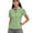 Cavy Shamrock Green, variant on V Neck Golf Shirts for Women Quick Dry Fit 1/4 Zip Golf Tops Cute Highland Cattle and Heart Print Lightweight Polo Shirts Short Sleeve Sportswear for Valentine's Day, M