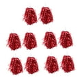 thumbnail image 4 of GOOHOCHY Red Plastic Cheer Poms with Handle for Sport Cheering Activities Lightweight and Durable 10 Pieces, 4 of 8