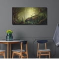thumbnail image 4 of Luxe Metal Art 'Forgotten Fairytales' by JoJoesArt, Metal Wall Art, 48"x24", 4 of 9