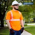 thumbnail image 6 of JORESTECH Hi-Vis Short-Sleeved Work Safety T-Shirt, TS-11 (Orange, XL), 6 of 8