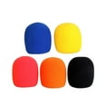 thumbnail image 2 of Graflsoa 5-Piece Multicolor Microphone Foam Windscreen Set - Durable, Soft, and Reusable for Noise and Wind Protection (Black, Blue, Orange, Red, Yellow), 2 of 6