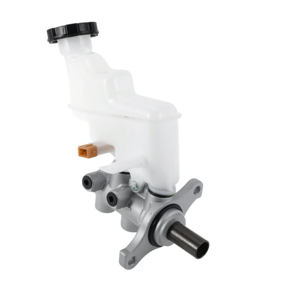 Unique Bargains Brake Master Cylinder With Reservoir No.585101R100 for Kia Rio 2011-2017 Hydraulic Master Cylinder Silver Tone,White Aluminum Alloy,Plastic 1 Pc