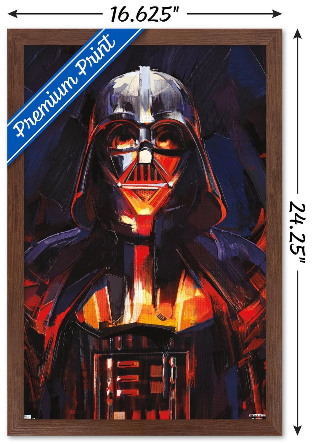 Star Wars: Obi-Wan Kenobi - Darth Vader Painting Wall Poster, 22.375" x 34"