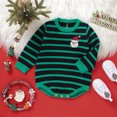 thumbnail image 2 of Suealasg Newborn Baby Girl Boy Sweater Romper Christmas Playsuit Long Sleeve Santa Knitted Bodysuit 1 3 6 12 18 24 Months Infant Christmas Clothes, 2 of 7