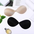 thumbnail image 2 of 2pcs Women Invisible Bras Self Adhesive Strapless Bras Wedding Dress Backless Bras Sticky Push Up Bras, 2 of 2