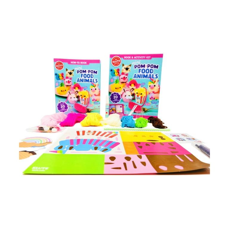 Klutz Mini Pom-Pom Food Animals - Walmart.com