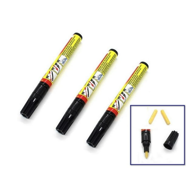 3 Fix It Pro Car Scratch Repair Remover Pen Clear Coat Applicator Tool