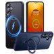 thumbnail image 1 of Funda de teléfono CASEKOO con forma de anillo magnético patentado con soporte para Samsung Galaxy S25 Plus de 6.7 pulgadas 2025, negra, 1 of 6