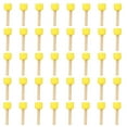 thumbnail image 1 of Esponjas de pintura Uxcell para pintar, brocha de esponja redonda de espuma con mango de madera amarilla 1.2, 1 of 7
