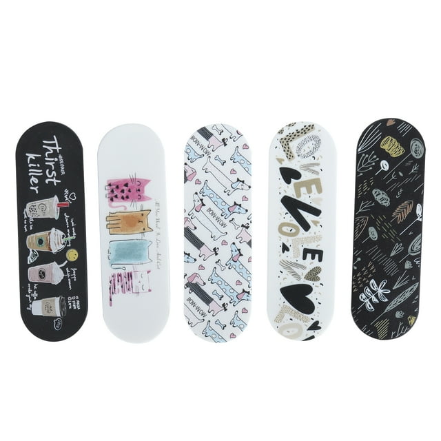 Poignée de Doigt pour Téléphone, 5 Pcs MOMO STICK Support de Boucle pour Téléphone Intelligent Poignée Arrière de Téléphone Performance Solide