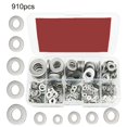 thumbnail image 3 of 910 Pcs/200 Pcs Entretoise Plate en Acier Inoxydable Kit de Fixation pour Laveuse en Métal, 3 of 7