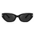 thumbnail image 1 of Cat Eye Glasses for Women Hexagonal Eye Pack Vise Z87 Frame Light Blocking Lens Thin Wire Glasses Big Frame Women Hot for Women 70's Glasses Rectangular for Women Non compatible with Polarized for, 1 of 4