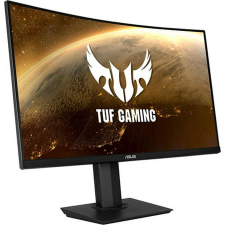 ASUS - Gaming 31.5 LCD Curved FreeSync Monitor with HDR (DisplayPort HDMI) - Black