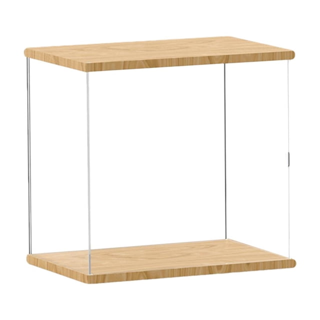 Milaget Acrylic Display Case Box Organizer Dustproof Protection for Collectibles Holder 15x15x18cm
