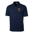 thumbnail image 2 of Men's-Cutter & Buck  Navy Real Salt Lake Advantage Tri-Blend Space Dye Polo, 2 of 3