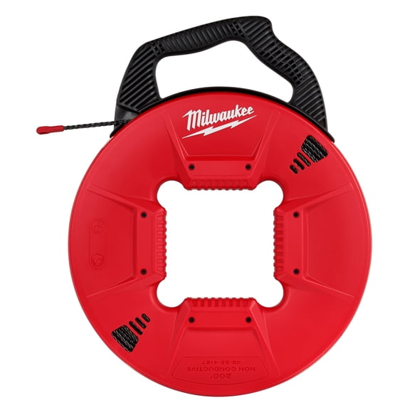 Milwaukee 48-22-4167 200 Ft. Polyester Fish Tape with Non-Conductive Tip