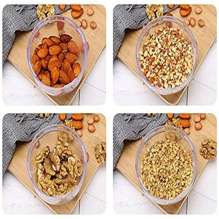 Jaugufiy Manual Nut Grinder with Hand Crank Nut Chopper Peanut Grinder  Dried Fruit Crusher for Different Nuts for Baking for Kitchen