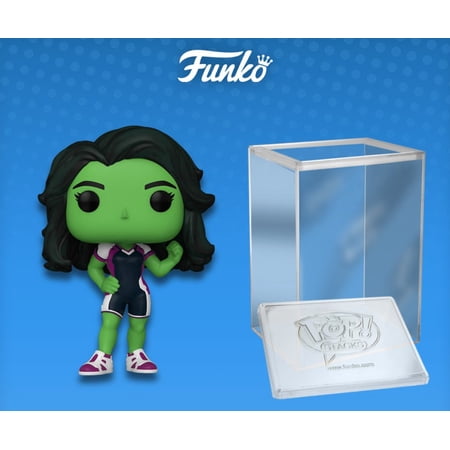 Funko Pop! Marvel: She-Hulk Vinyl Bobblehead (+ Pop! Stacks Plastic Protector)