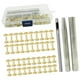 thumbnail image 1 of Kit de remaches de cuero Reparación de remaches Decoración Remaches de doble tapa Remaches de cobre para B, 1 of 9