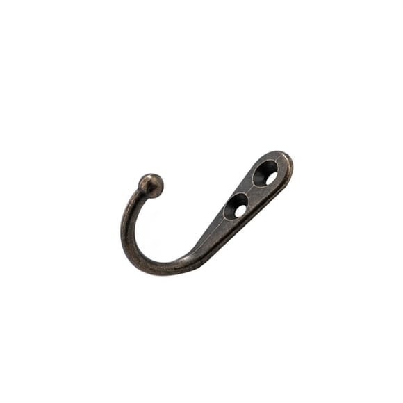 Speravity Toalla de estilo Vintage para ropa, de aleación de Zinc con un solo gancho, colgador de toallas para sala de estar, sombreros, llave, Herramientas y ferretería Bronze Speravity TO008305-01B