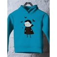 thumbnail image 3 of Cute Halloween Funny Vampire Hoodie Toddler -Image by Shutterstock,  5 Toddler, 3 of 4