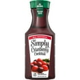 thumbnail image 2 of (3 pack) Simply Non GMO All Natural Cranberry Cocktail Fruit Juice, 52 fl oz Bottle, 2 of 10