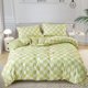 thumbnail image 1 of Juego de Funda Nórdica Plaid 3 Piezas Twin Size 100% Algodón Geometric Checkered Bedding, 1 of 5