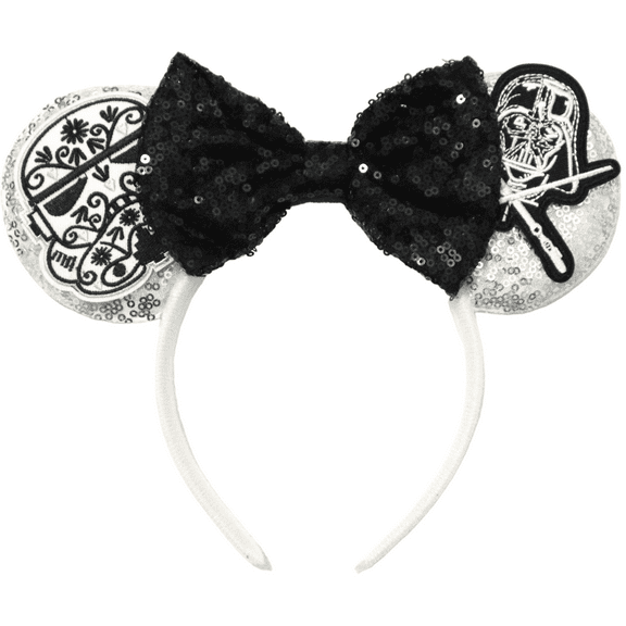 Star Wars Minnie Ears, Storm Trooper Darth Ears, Black Ears, Star Wars Mickey Ears
