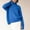 Blue, variant on Womens High Neck Sweaters Fall Stylish Design Solid Cable Knit Long Sleeve Loose Pullovers Sweaters Casual Orange M