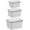 Grey, variant on Fruit Storage Containers with Removable Colander, Leakproof Airtight Produce Keeper for Berries, Vegetables & Meal Prep – BPA-Free, Stackable