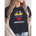 thumbnail image 3 of I LOVE VENEZUELA women's comfit t-shirt, 3 of 8