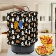 thumbnail image 3 of ZUXONGSY Halloween Ghost Air Fryer Cover Dust Cover Pressure Cooker Dust Cover with Front Pocket with Pockets and Handle Pumpkin Anti-Fingerprint Rice Cooker Coffee Machine Cover, 3 of 7
