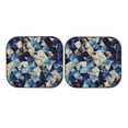 thumbnail image 7 of Goofa Abstract Blue Squares Pattern 2 Piece Car Windshield Sun Shade Foldable | Front Windshield Shade for Sun, Heat and UV Rays | Sunshade for Car Front Window-Small, 7 of 7